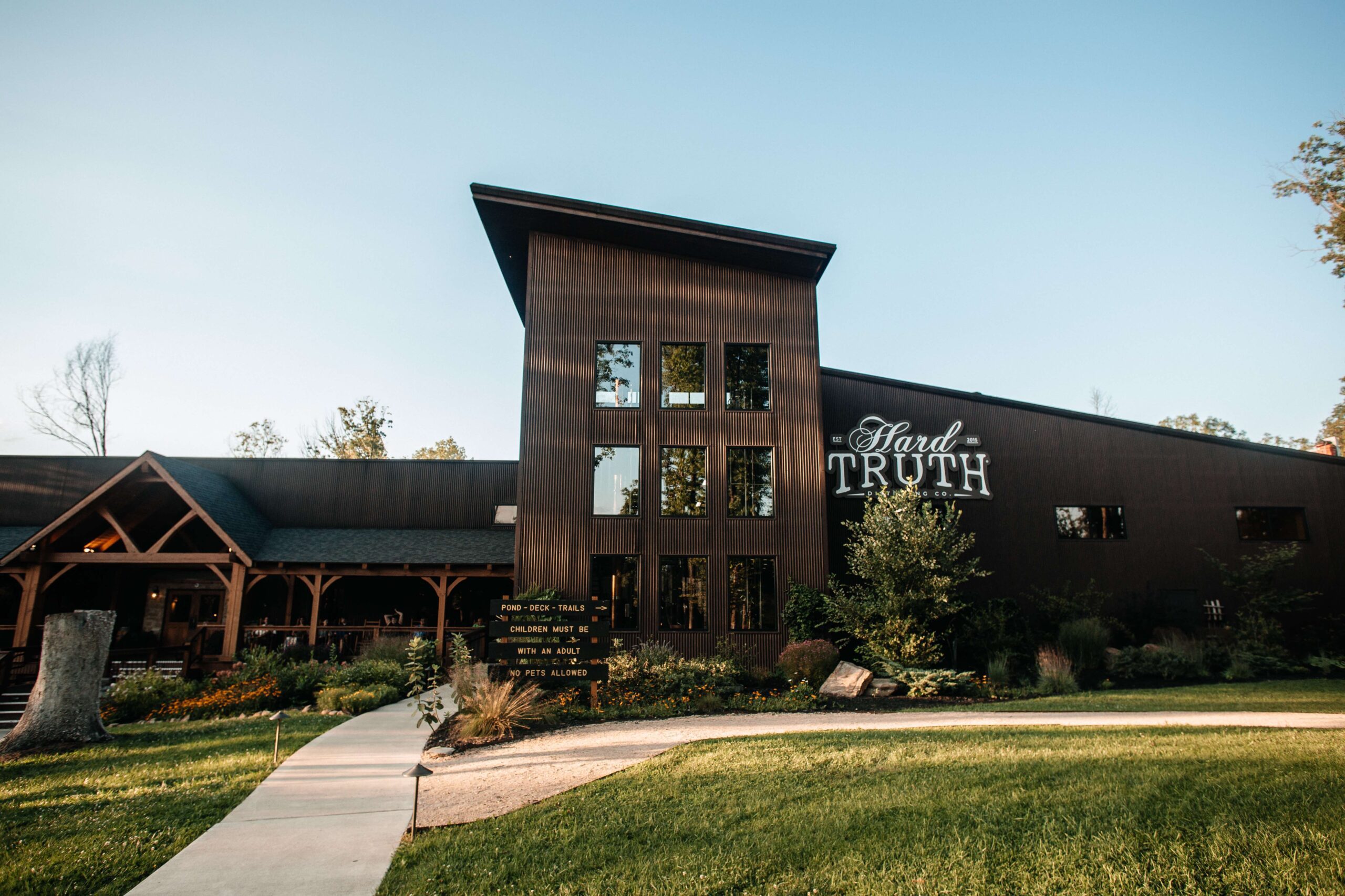 The Front of Hard Truth Distillery