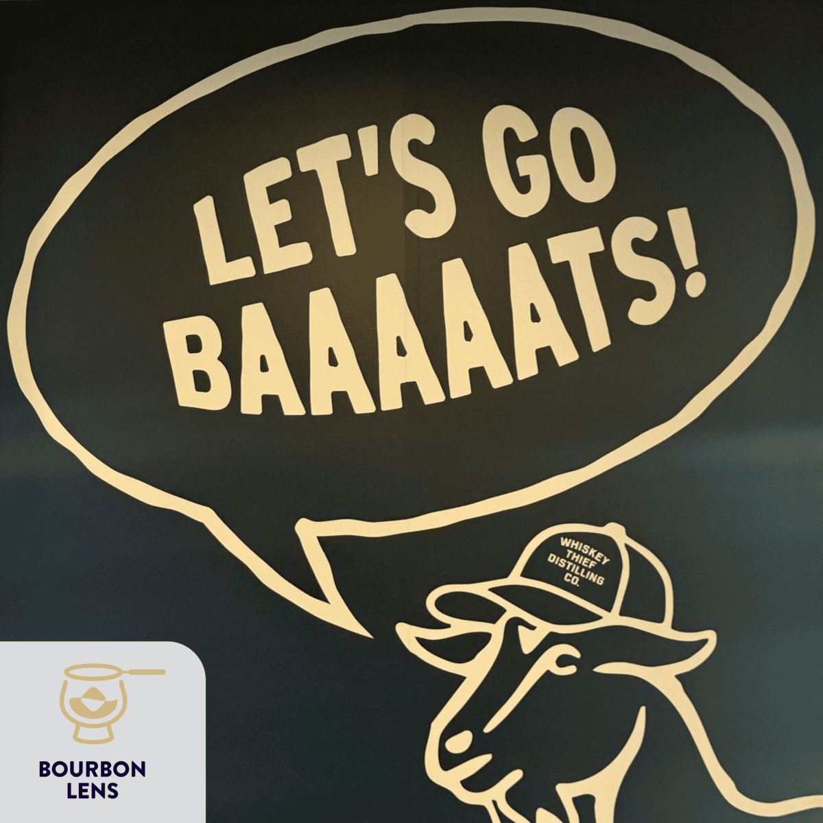 Let's Go Baaats logo at the Louisville Slugger Field