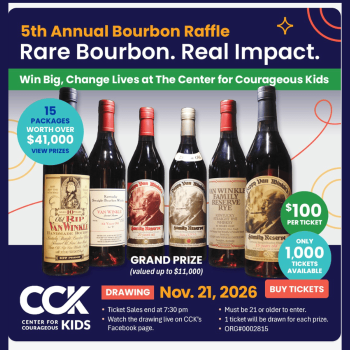 CCK Pappy Van Winkle Bourbon Raffle