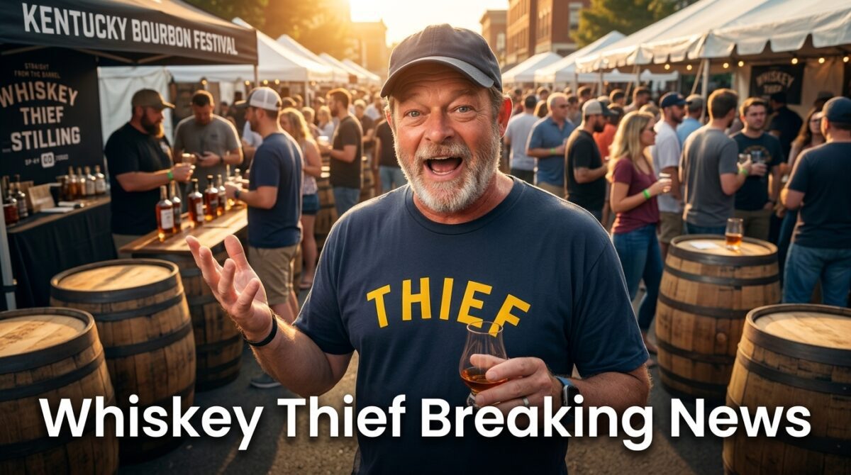 Walter sharing some big news on Whiskey Thief