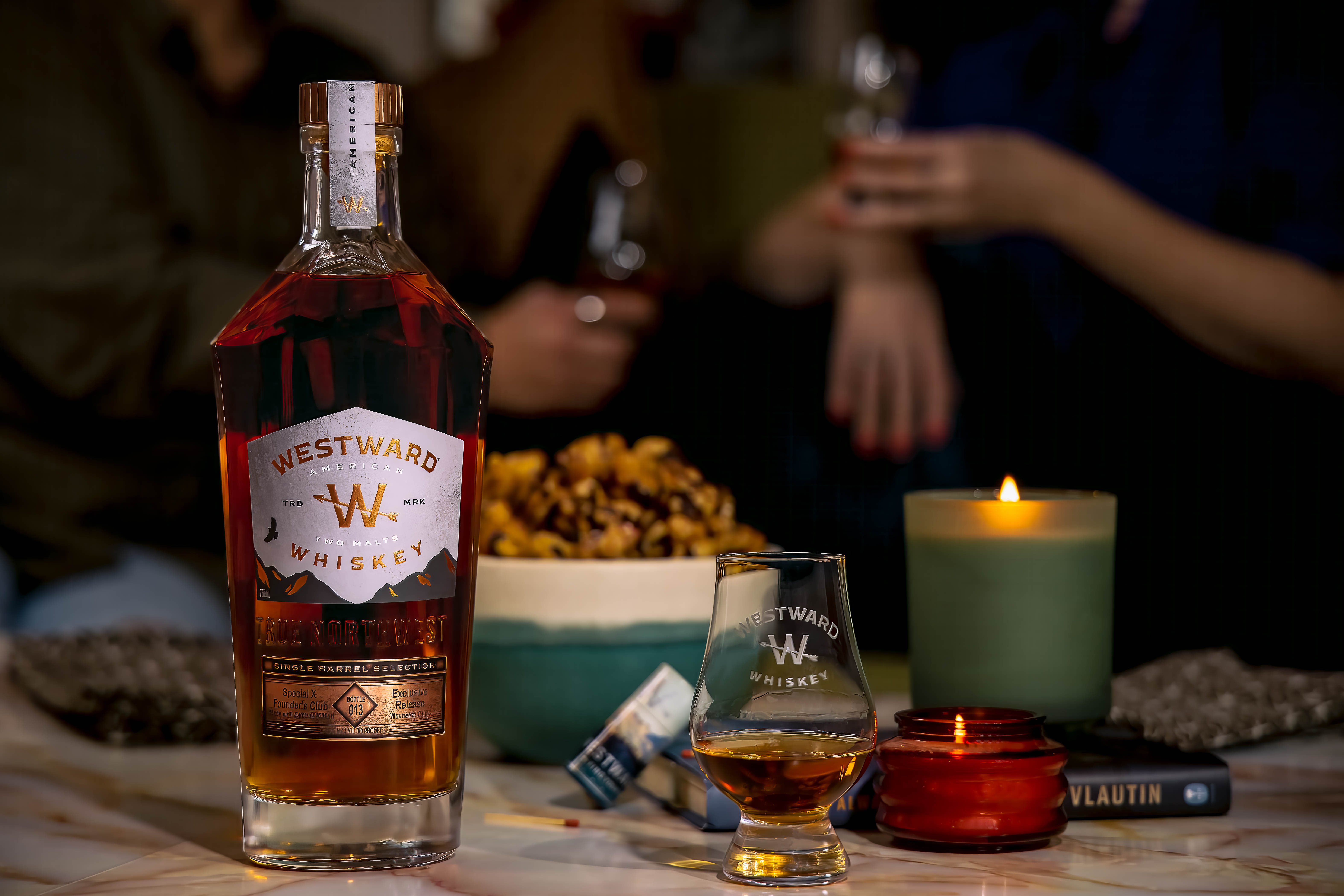 Single Malt Whiskey Enjoyed With Friends Fireside
