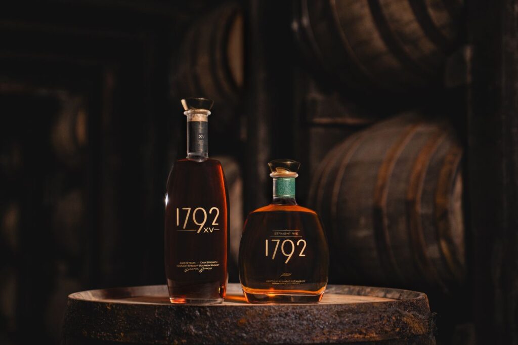 New 1792 15 year old Bourbon and Rye in a rick house.