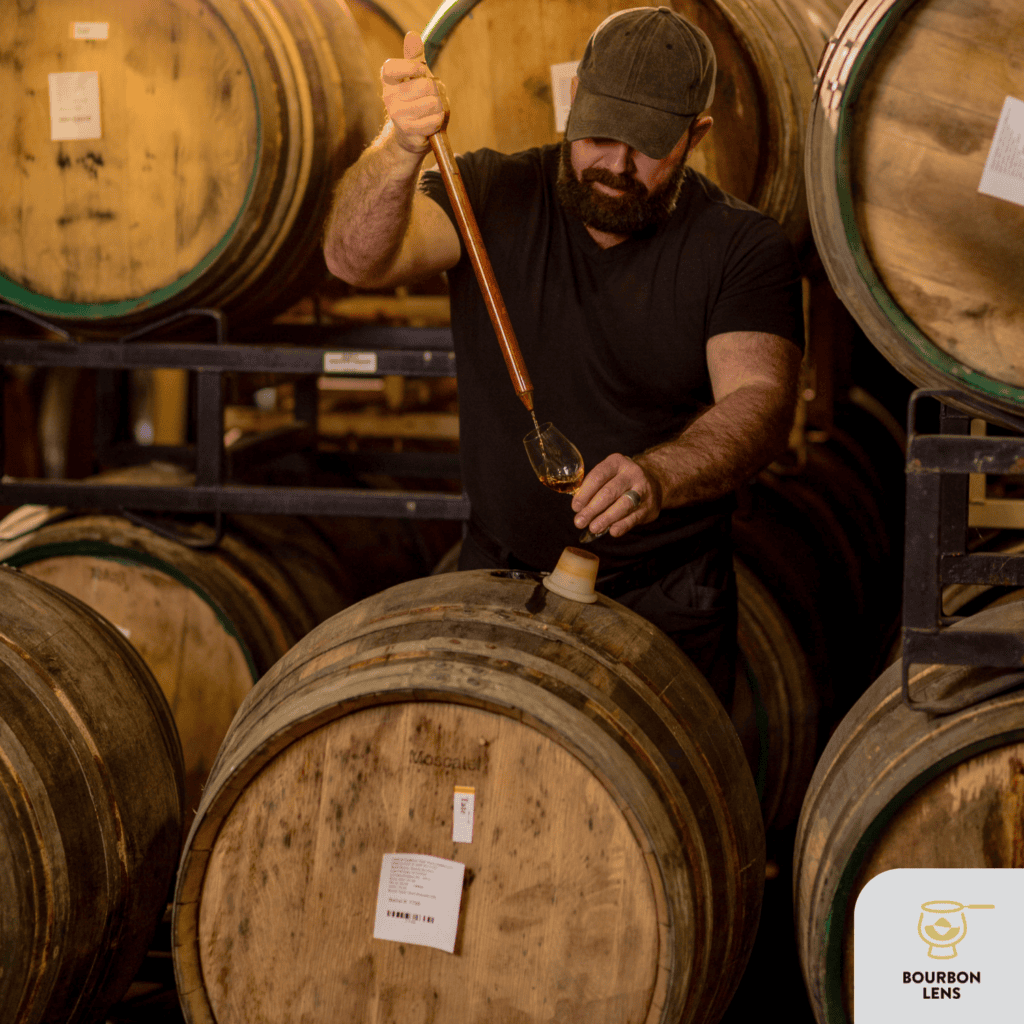 Chip Tate thieving out of a barrel