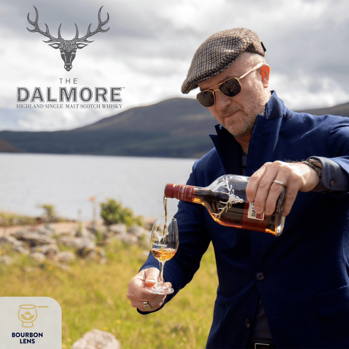 THe Dalmore's Craig Brdiger Pouring A great bottle