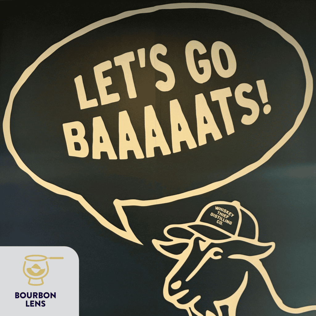 Let's Go Baaats logo at the Louisville Slugger Field